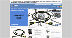 Desktop Screenshot of lexproducts.com
