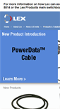 Mobile Screenshot of lexproducts.com