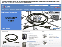 Tablet Screenshot of lexproducts.com